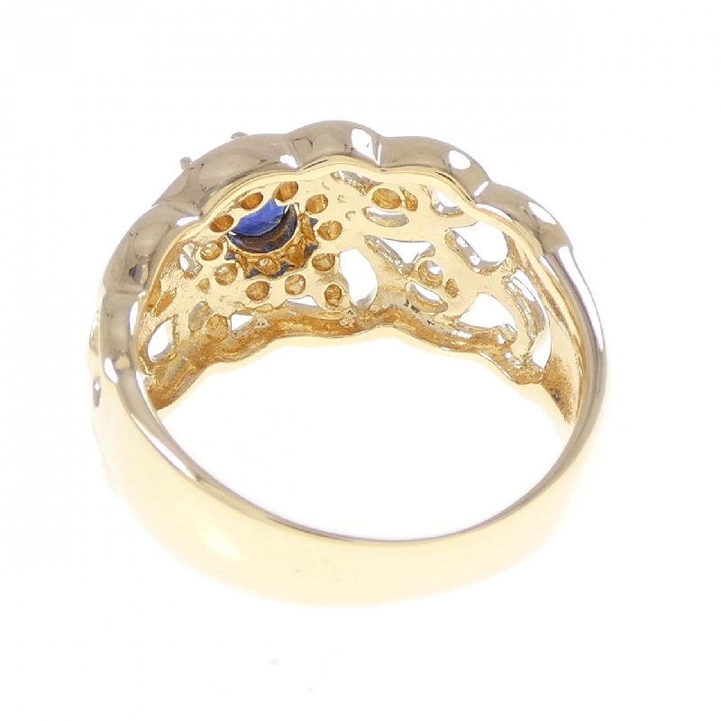 Nhẫn Sapphire K18YG 0.52CT 667057