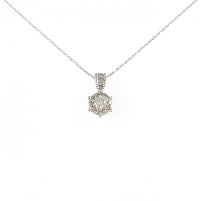 K18WG Dây chuyền kim cương 0.34CT - Hàng hiệu Chính hãng 857799