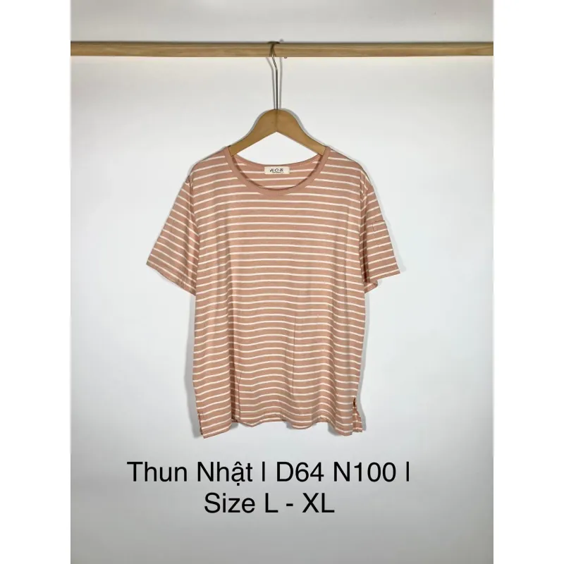 Áo Thun Nhật Kẻ Ngang Fit < 65Kg 797494