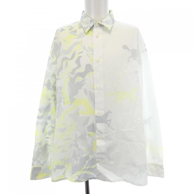 HERMES Elmes Puzzle Vegetal PUZZLE VEGETAL *31-5606. Áo sơ mi - Hàng hiệu Chính hãng 894252