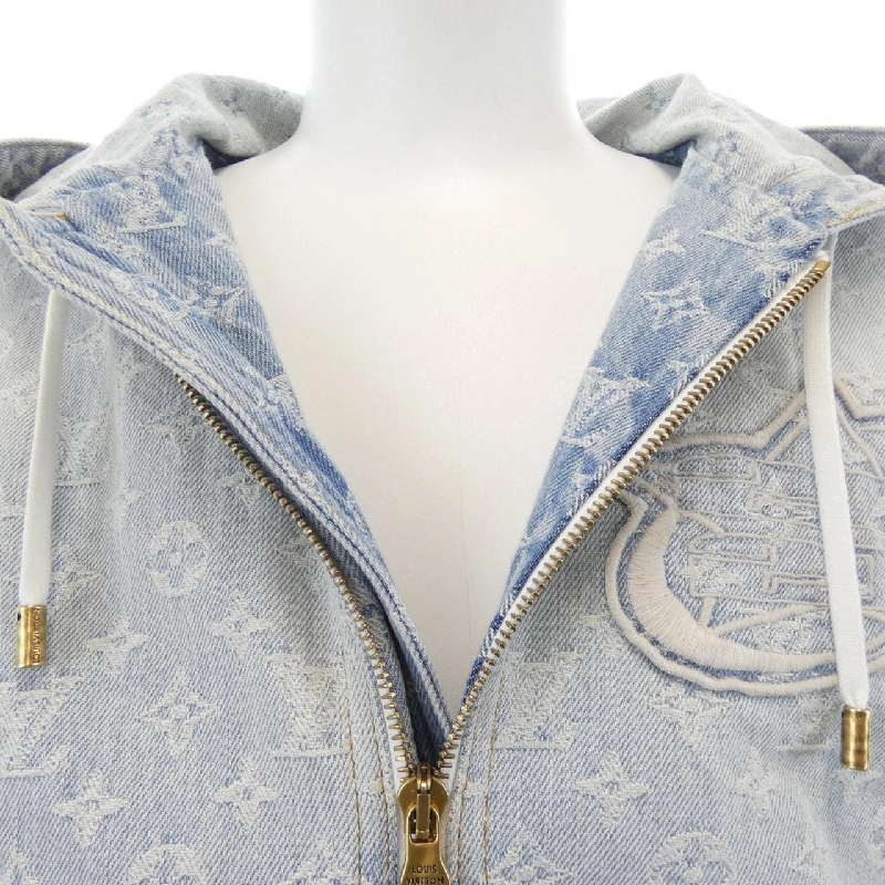 Áo khoác denim LOUIS VUITTON NBA Zip Through Hoodie HLA01WUZD - Hàng hiệu Chính hãng 885612