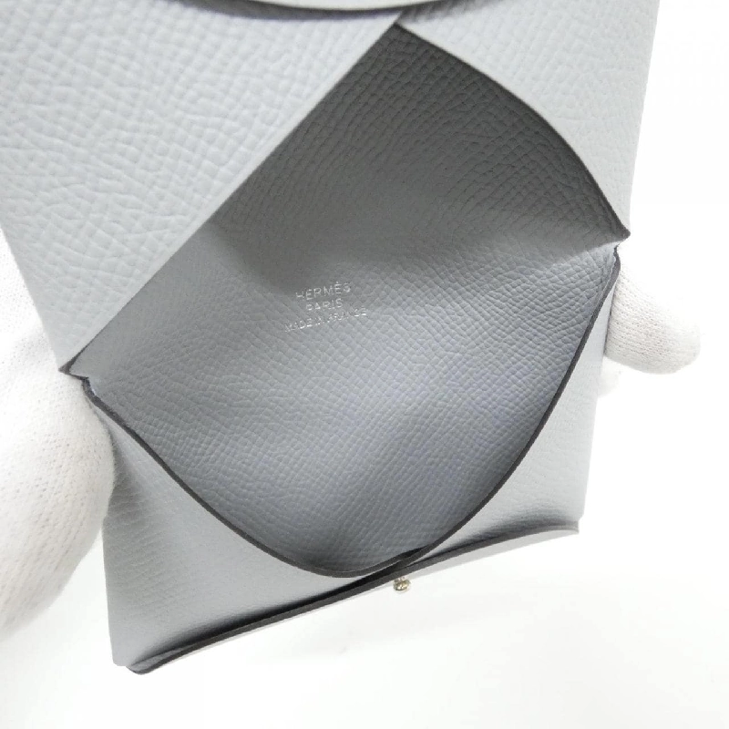 【Sản phẩm chưa sử dụng】Thẻ đựng thẻ Hermes Calvi 044164CK 623497