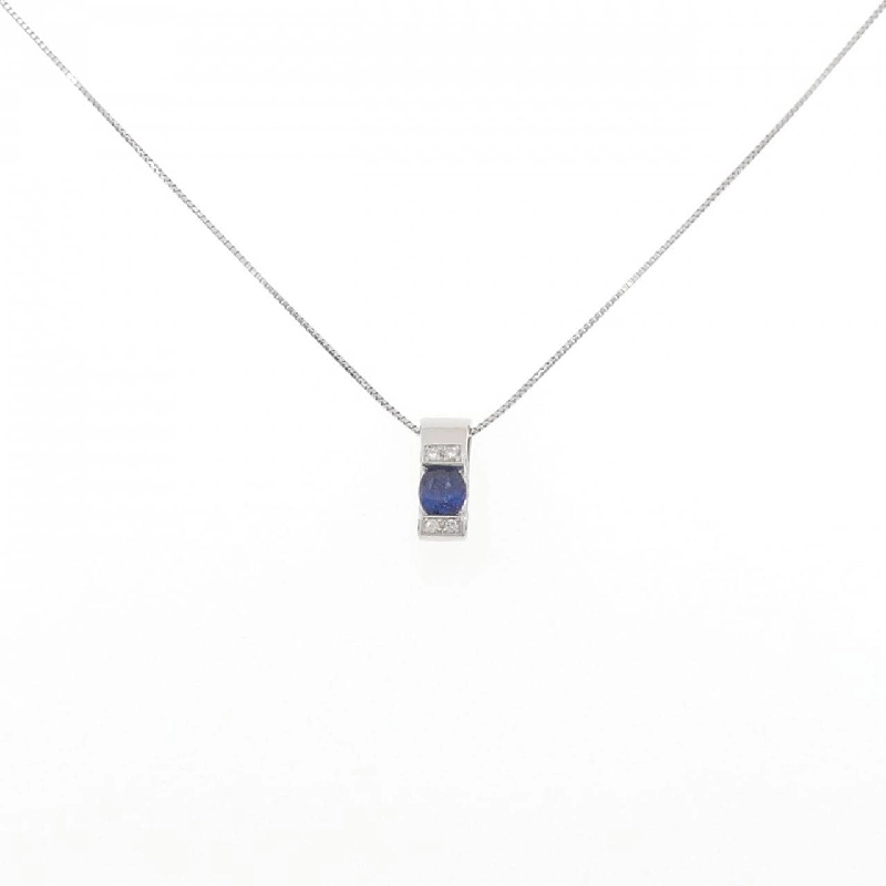 Dây chuyền Sapphire PT900/PT850 0.63CT - Hàng hiệu Chính hãng 859326