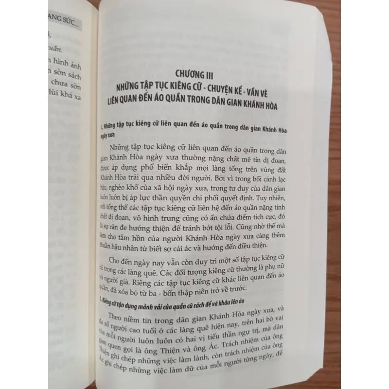 VĂN HOÁ PHỤC SỨC VÀ TRANG SỨC CỦA NGƯỜI KHÁNH HOÀ NGÀY XƯA 713920