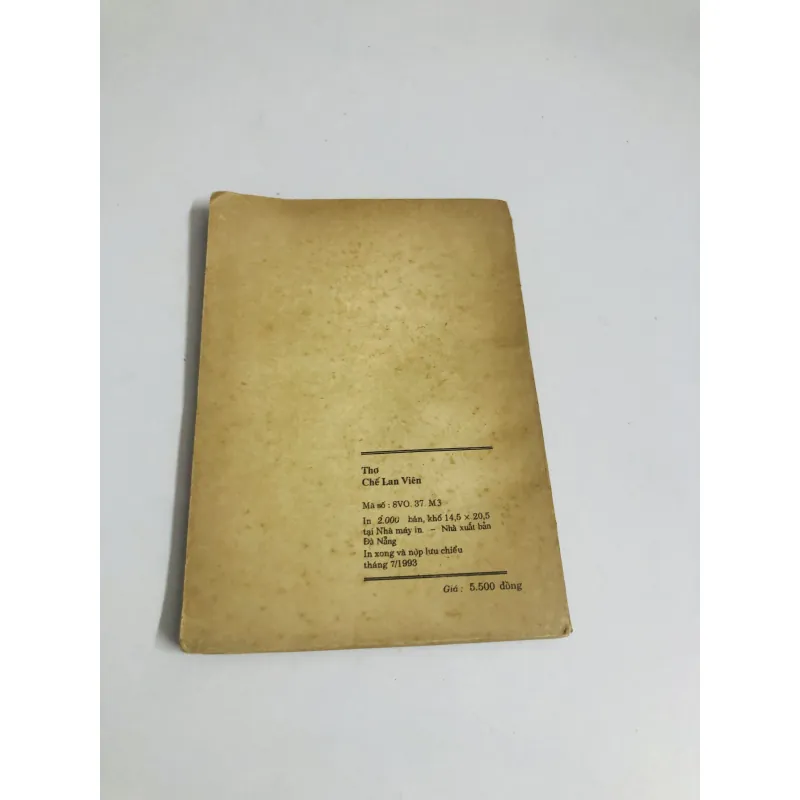 THƠ CHẾ LAN VIÊN 1993 760040