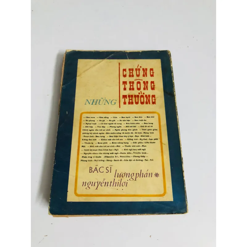 THÀNH KIẾN SAI LẦM CỦA NGƯỜI DÙNG THUỐ - NHỮNG CHỨNG THÔNG THƯỜNG 1969 558247