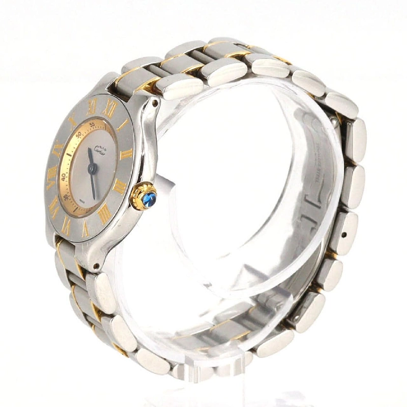 Cartier Must 21SM Combi W10073R6 SSxYG Quartz - Hàng hiệu Authentic 880592