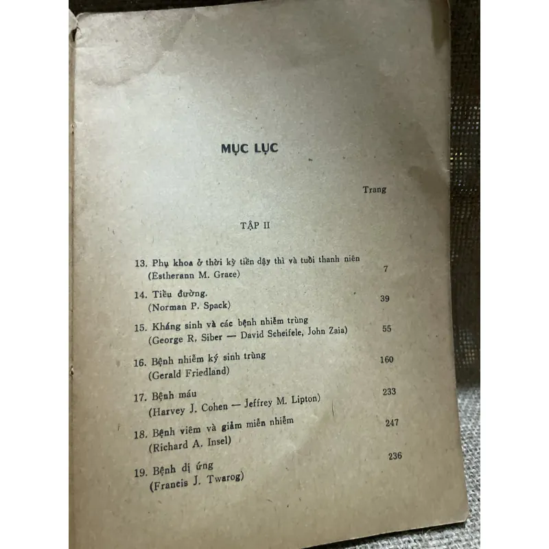 Sổ tay điều trị y khoa tập 2 -JOHN W. GRAEF MD. và THOMAS E. CONE. Jr. M.D 800380