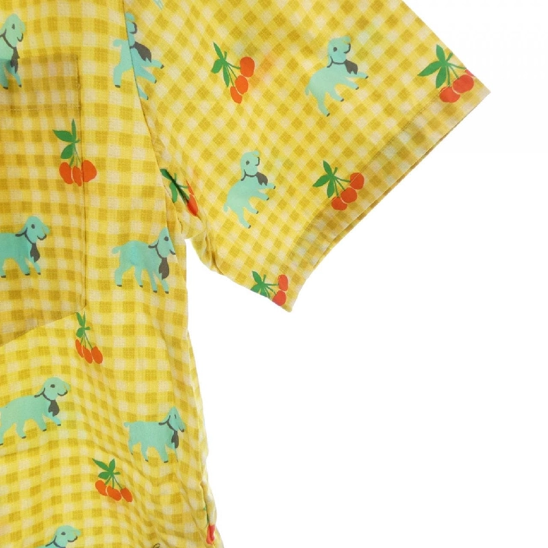 Gucci GUCCI HAHAHA 718033 ZAK3N Áo sơ mi ngắn tay - Hàng hiệu Chính hãng 885200