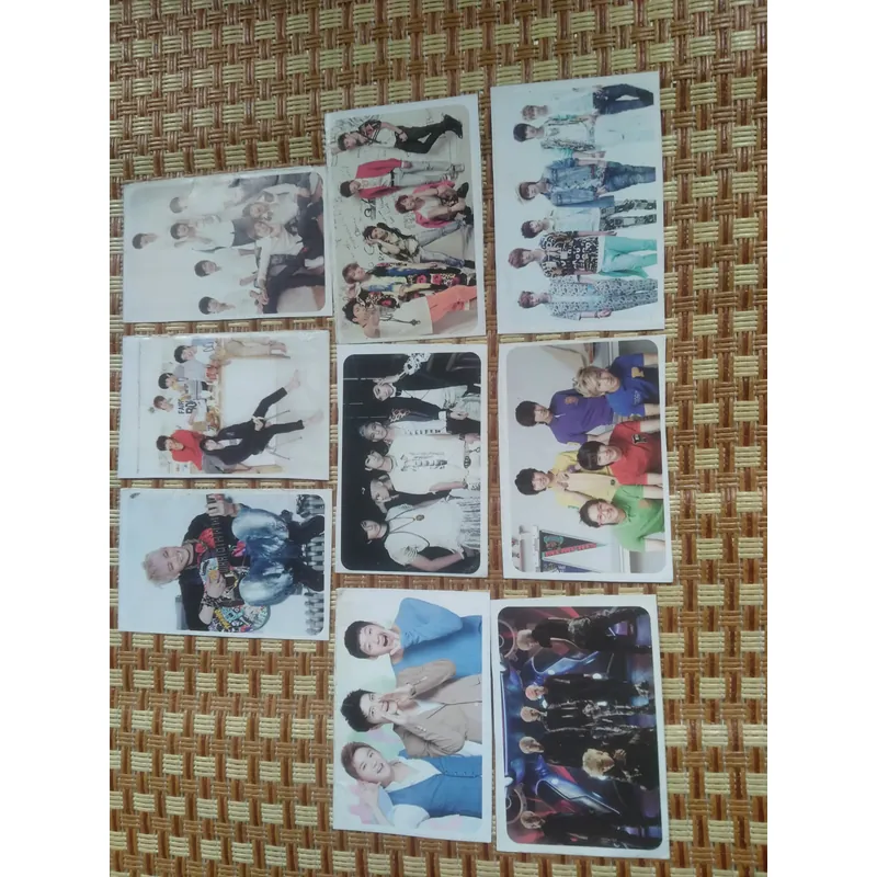 Card idol giấy cứng 9 tấm 18 ảnh  599157