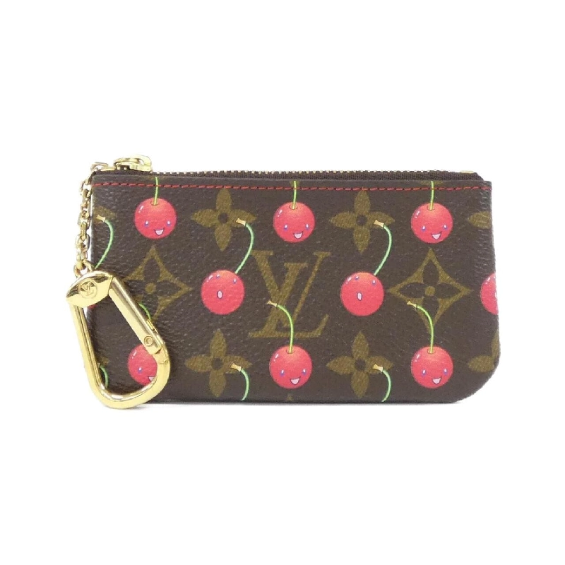 Túi xách Louis Vuitton Monogram Cherry Pochette Clé M95042 ví và hộp đựng chìa khóa 620637