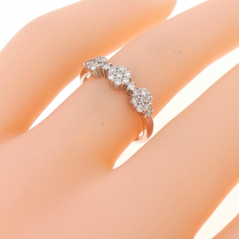 Nhẫn kim cương hoa PT900 0.25CT - Hàng hiệu Authentic 853780