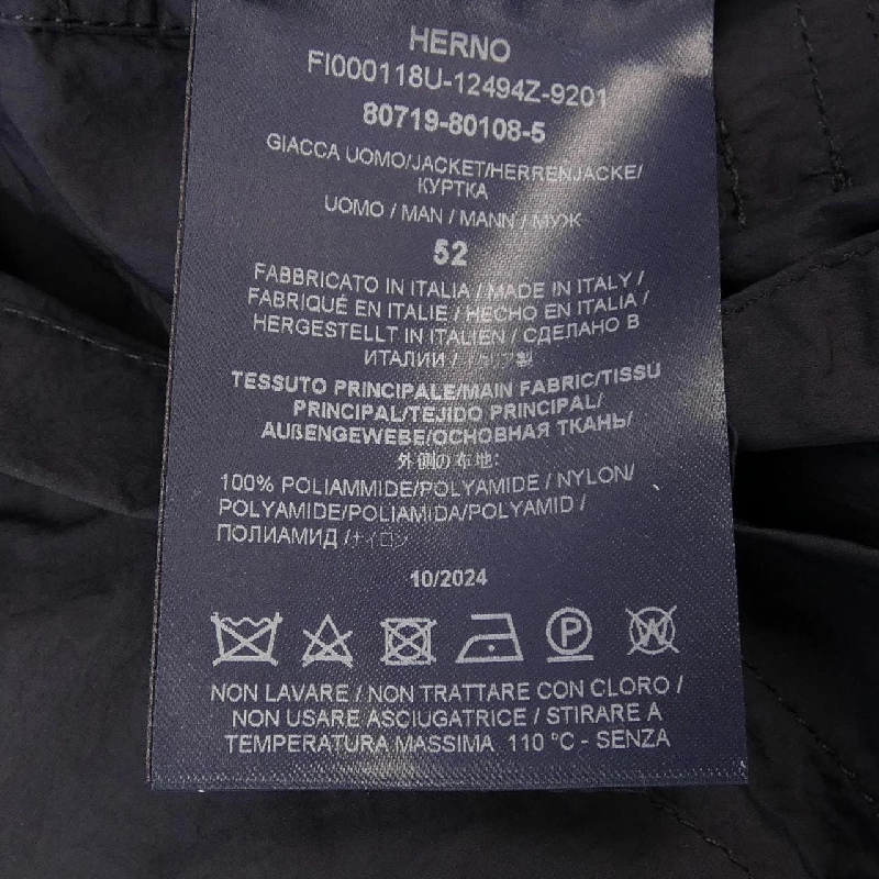 Herno FI000118U Jacket - Hàng hiệu Authentic 895765