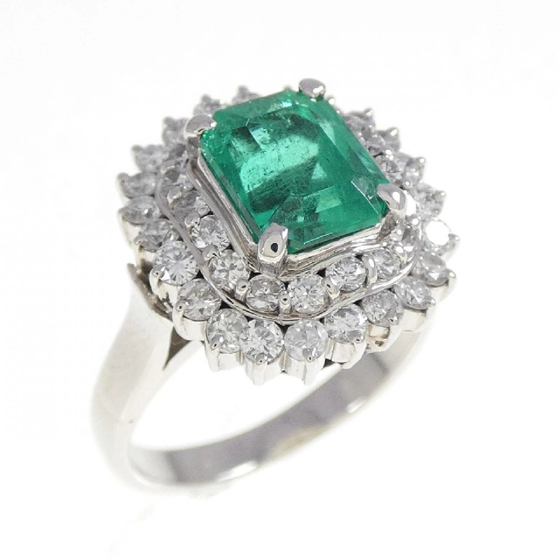 Nhẫn Emerald PT900 1.84CT - Hàng hiệu Chính hãng 853093