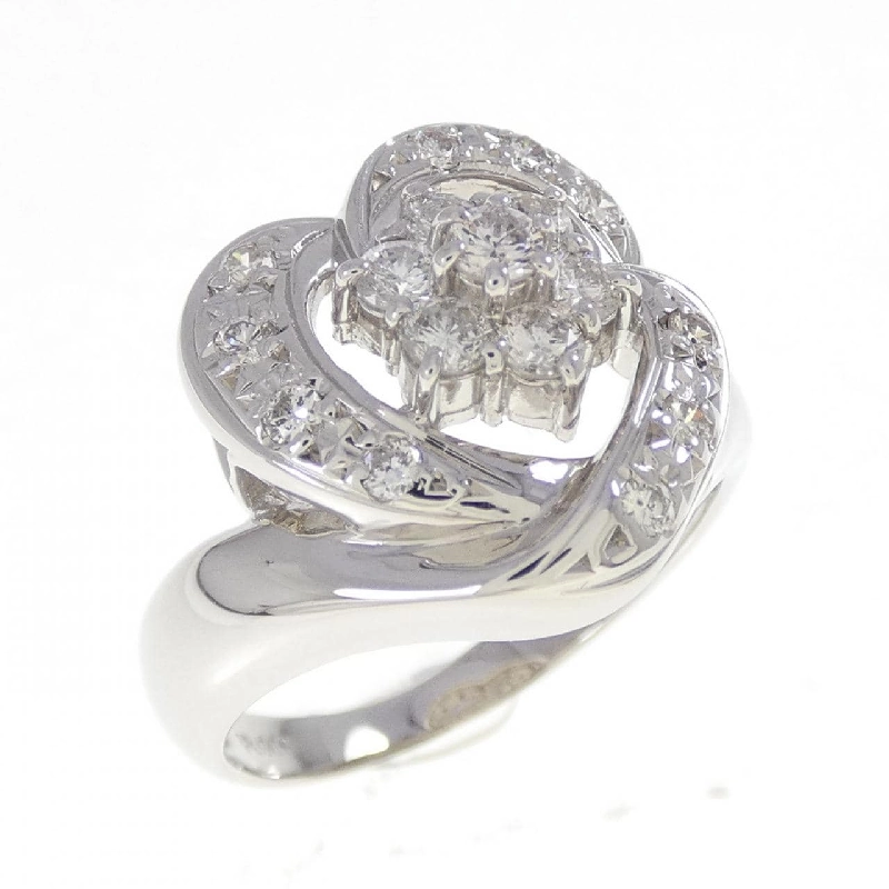 Nhẫn kim cương hoa PT900 0.50CT - Hàng hiệu Authentic 854050