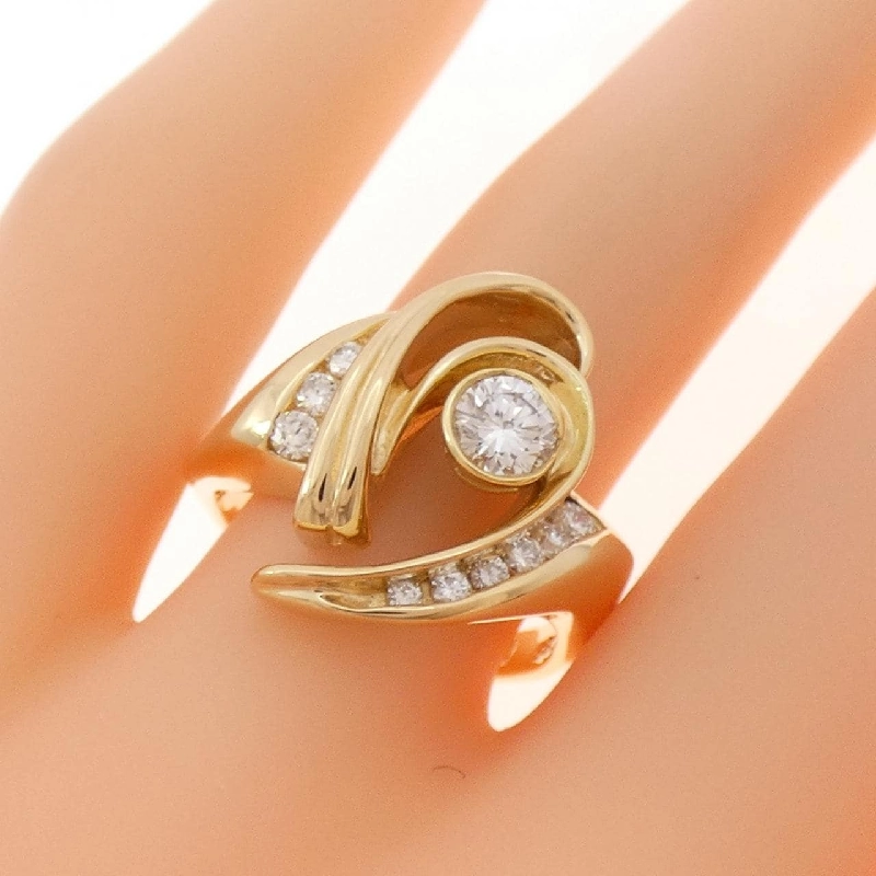 Nhẫn kim cương 18KYG 0.32CT - Hàng hiệu Authentic 853481