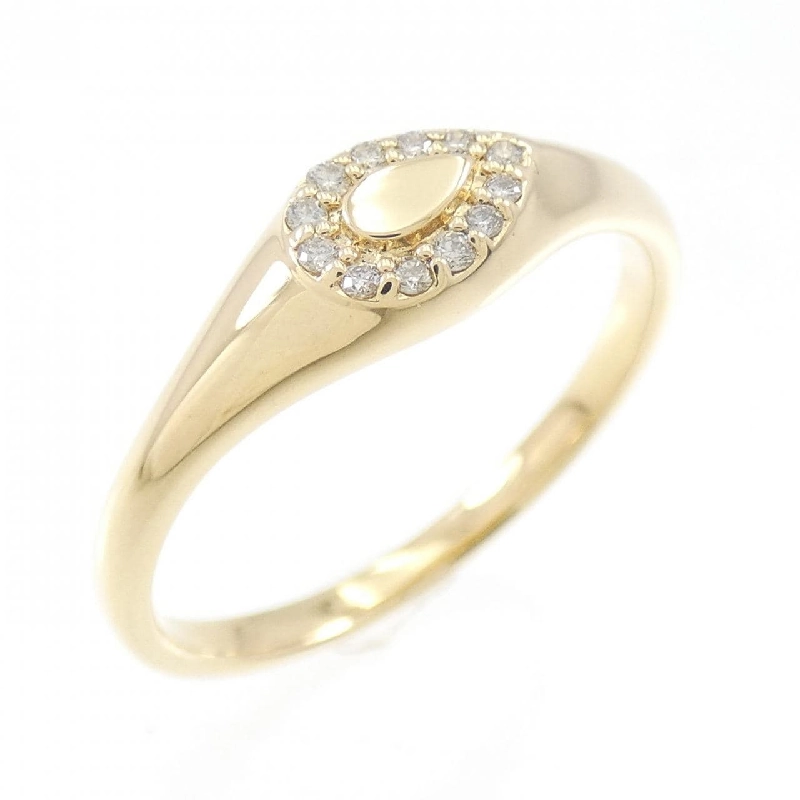 Nhẫn kim cương K18YG 672418