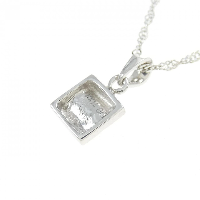 Dây chuyền kim cương 18KWG/750WG 0.10CT - Hàng hiệu Authentic 860462