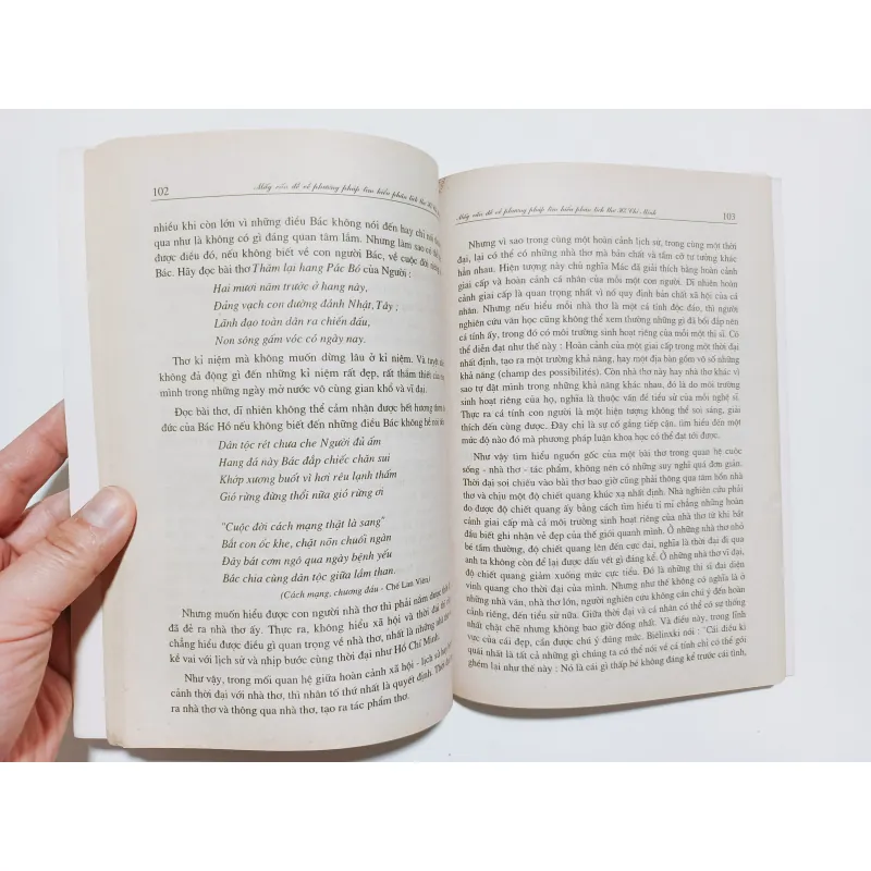 Mấy Vấn Đề Về Phương Pháp Tìm Hiêu, Phân Tích Thơ Hồ Chí Minh - Nguyễn Đăng Mạnh 786868