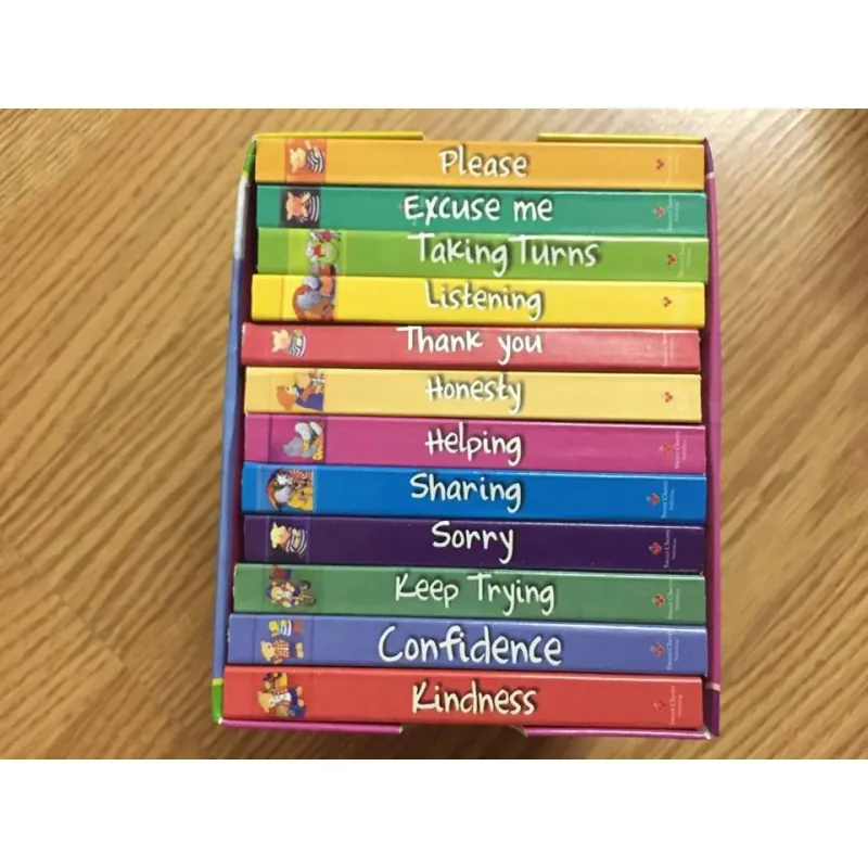 Sách - A case of good manners - 12 books bìa cứng full hộp đẹp, Sách dạy nhân cách cho trẻ 744919