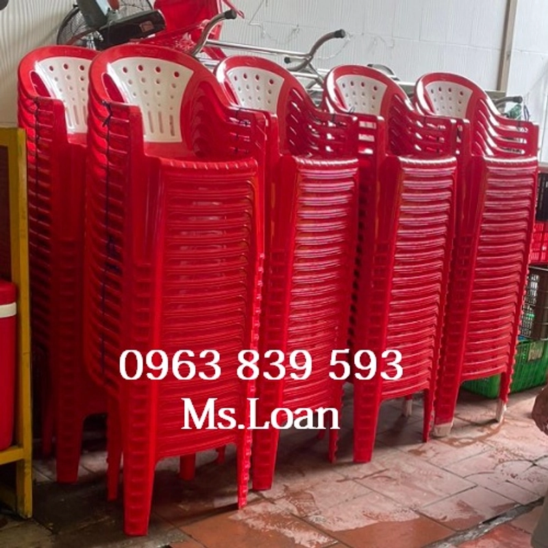 Ghế nhựa bành 2 màu ngồi thư giãn, sử dụng quán ăn - quán nhậu 545170