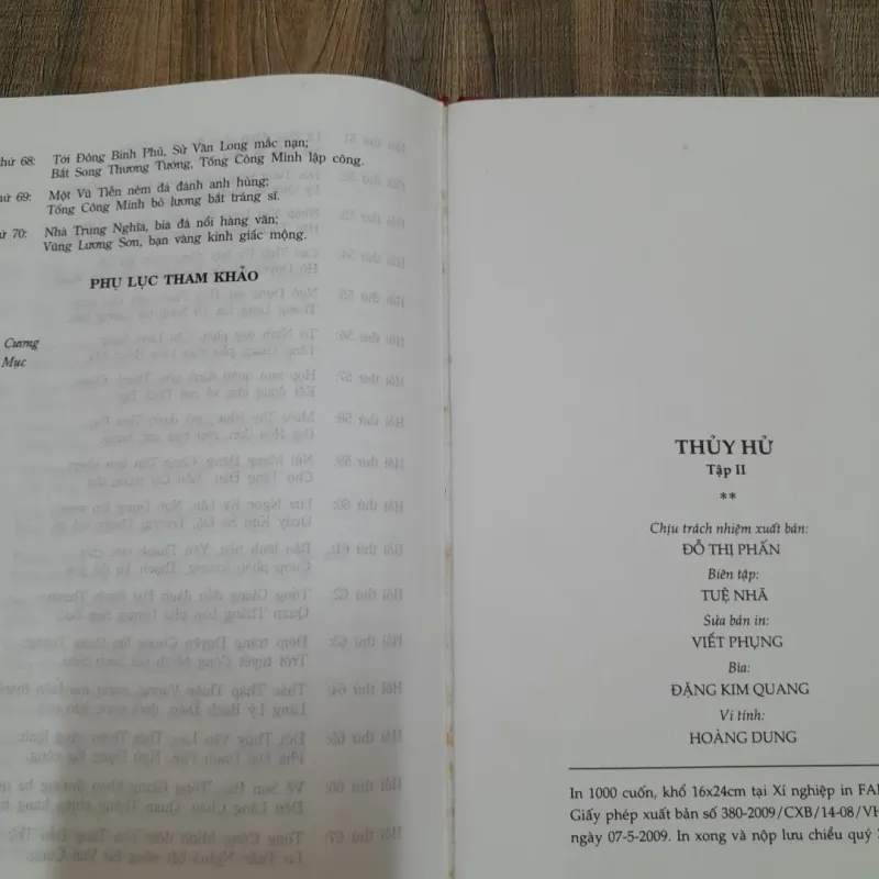Tg. THI NẠI AM. THỦY HỬ trọn bộ 2 tập. Bìa cứng. Xb Văn hóa SG năm 2009 707708