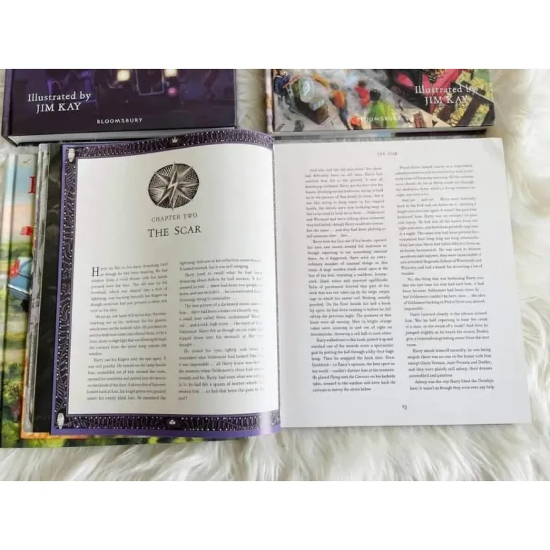 SÁCH - HARRY POTTER 5 cuốn bìa cứng bản màu đẹp tuyệt vời tặng audio 756666