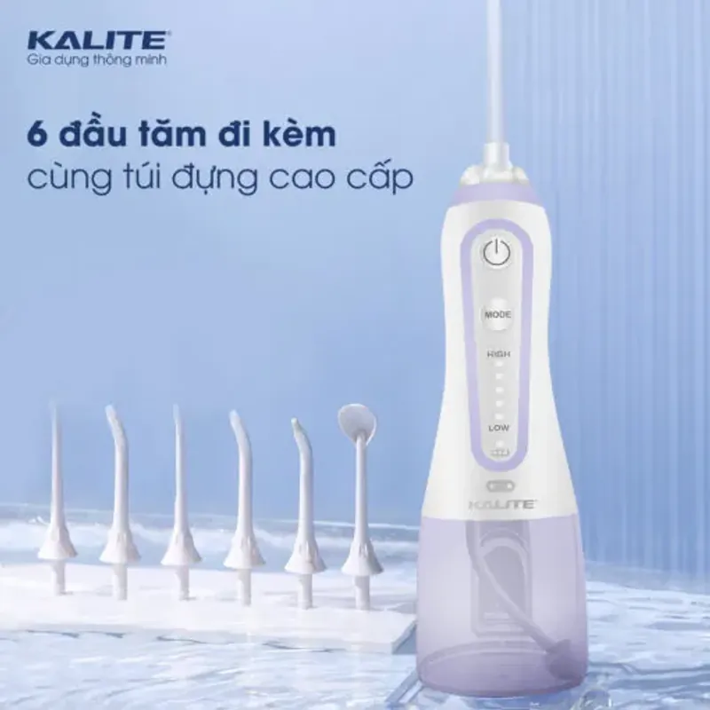 KHF06 Kalite 💧 tia nước mạnh mẽ – vệ sinh kỹ kẽ răng – nướu khỏe mạnh 707017