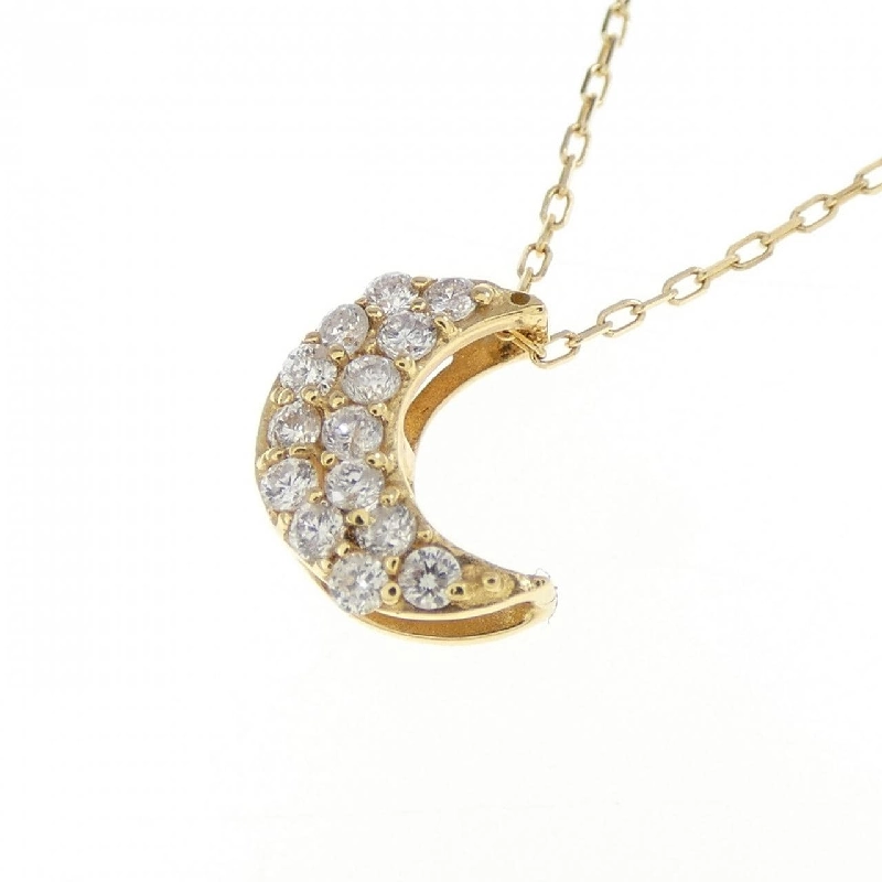 K18YG Mặt dây chuyền kim cương 0.10CT - Hàng hiệu Chính hãng 862394