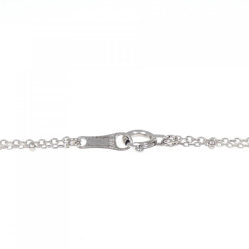 K18WG Dây chuyền kim cương hình trái tim 0.50CT - Hàng hiệu Chính hãng 864631