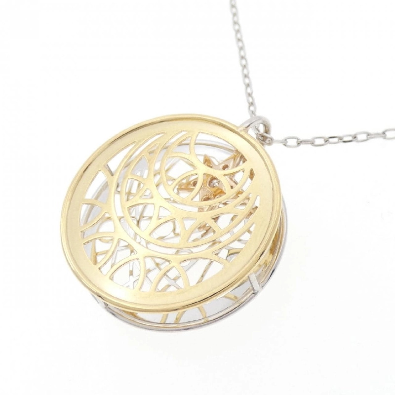 Dây chuyền kim cương ba màu K18 0.07CT - Hàng hiệu Authentic 847069