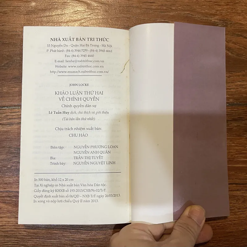Khảo luận thứ hai về chính quyền - John Locke (t4) 1005076