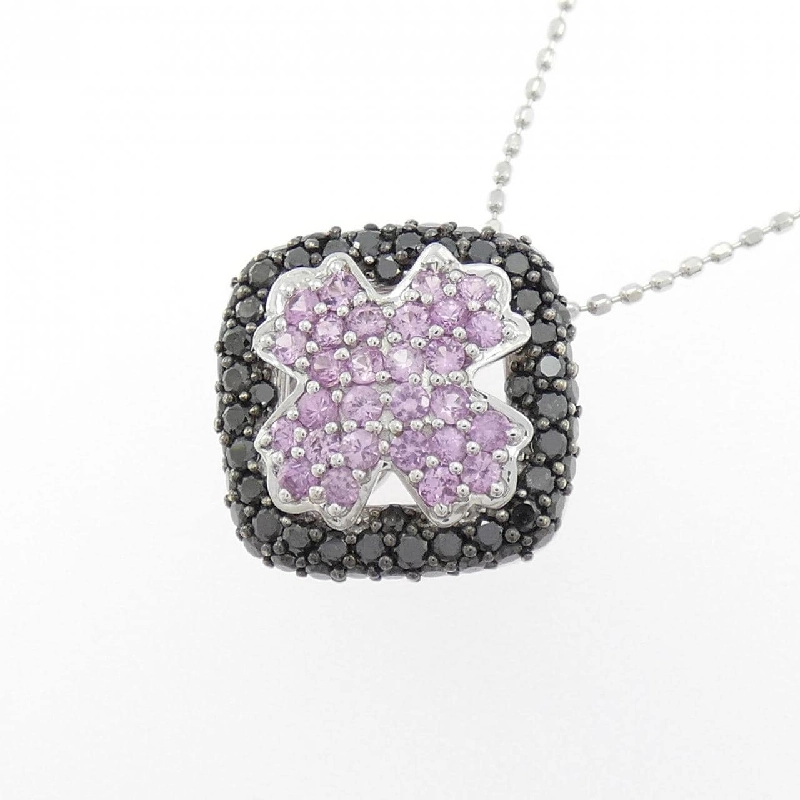 K18WG/K18BG Dây chuyền Sapphire 0.40CT - Hàng hiệu Chính hãng 857035