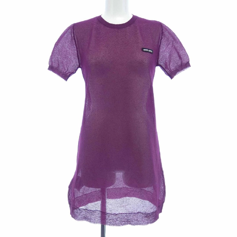 【Mã giảm giá】Miu Miu MIU MIU Áo len 643286