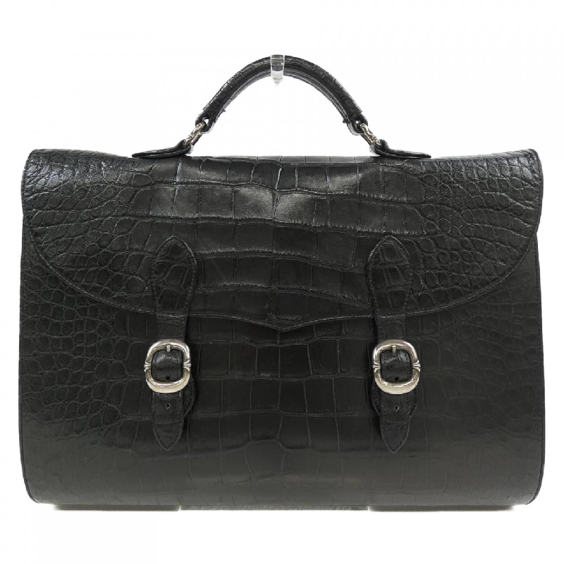 Cặp da cá sấu CHROME HEARTS BRIEFCASE ALLIGATOR 300015663AA9XXX001 - Hàng hiệu Chính hãng 900461