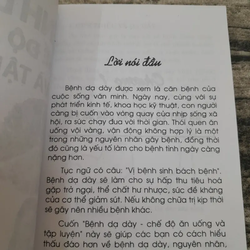 Chế độ ăn uống và tập luyện BỆNH DẠ DÀY- Bác sỹ NGUYỄN TÀI NHÂN 759532