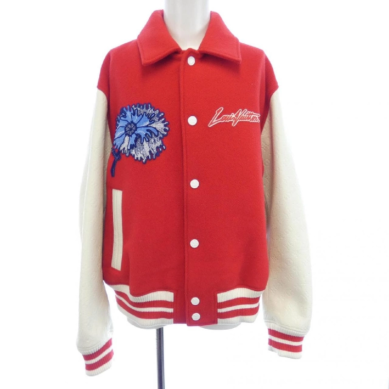 Louis Vuitton LV×YK Hoa Điên Lạc Thêu Áo Khoác Varsity HOL31EMJY Yayoi Kusama 633370