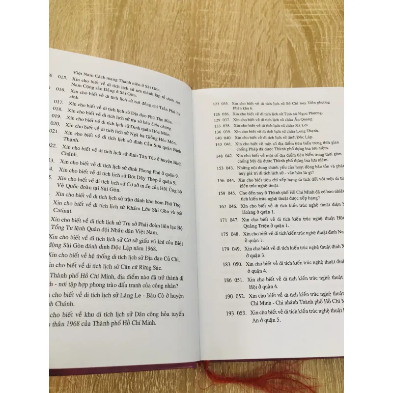 DI TÍCH LỊCH SỬ - VĂN HOÁ Ở THÀNH PHỐ HỒ CHÍ MINH  1006340