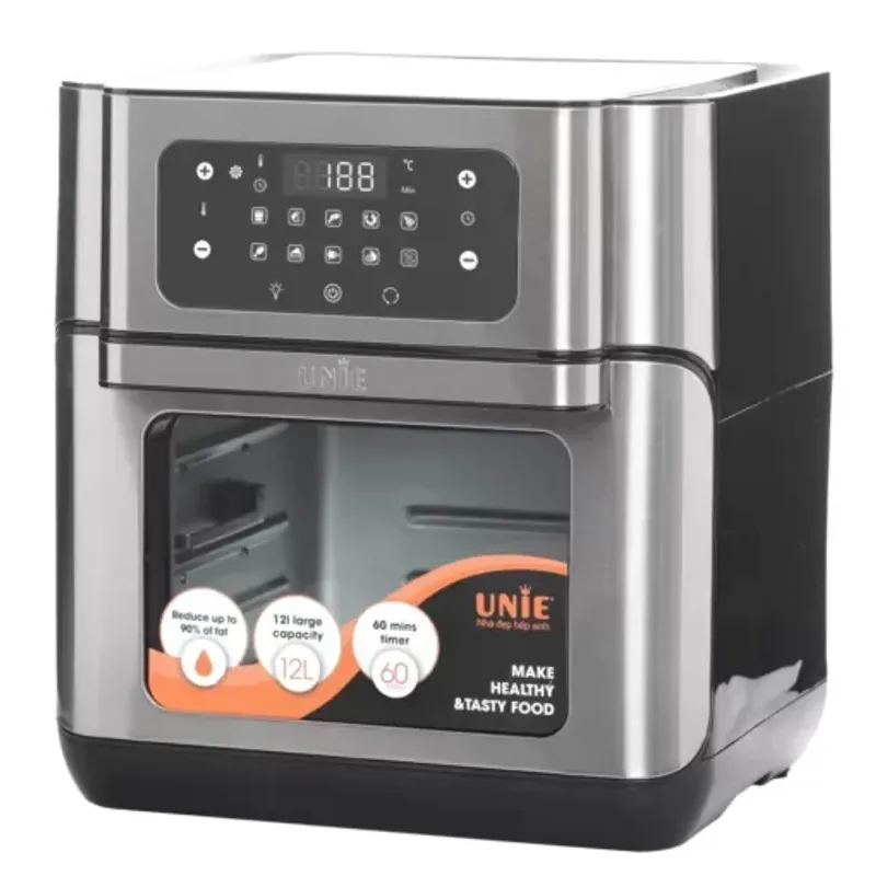 Nồi chiên không dầu UNIE UE-1000 12L, 14 chế độ nấu, bảng điều khiển cảm ứng một chạm 578129