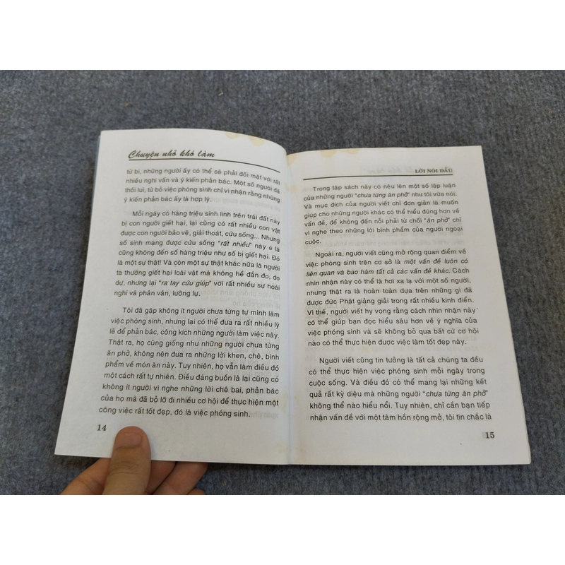 PHÓNG SINH CHUYỆN NHỎ KHÓ LÀM 485185