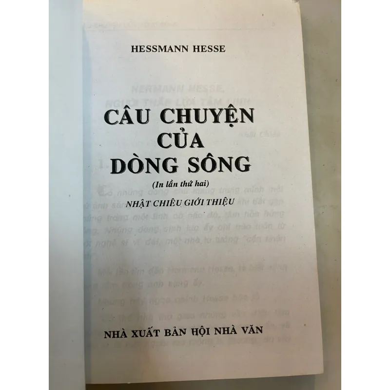 CÂU CHUYỆN DÒNG SÔNG - HERMANN HESSE  1040860