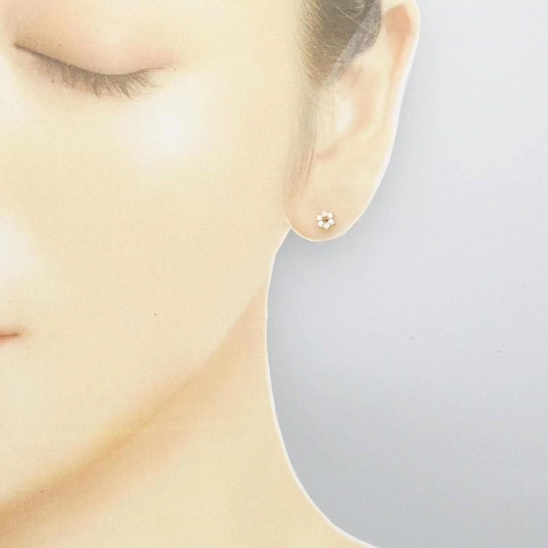 K18YG Bông tai kim cương 0.20CT - Hàng hiệu Chính hãng 870964