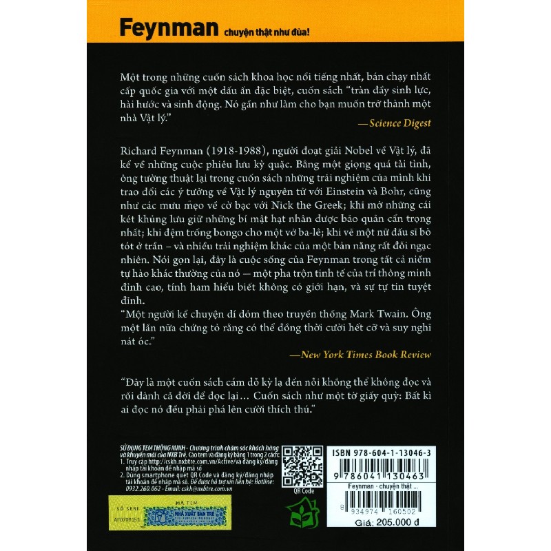 Khoa Học Khám Phá - Feynman Chuyện Thật Như Đùa! - Richard P. Feynman 70638