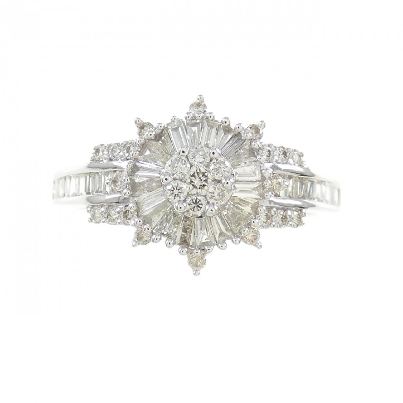 Nhẫn kim cương K18WG 0.62CT 673010