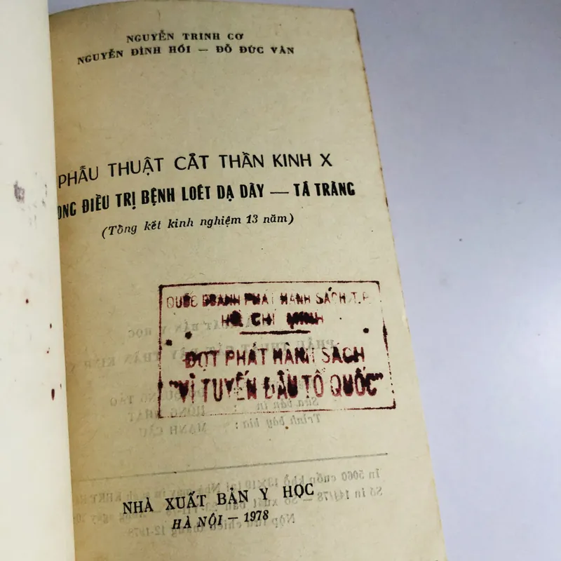 PHẪU THUẬT CẮT THẦN KINH X TRONG ĐIỀU TRỊ LOÉT DẠ DÀY, TÁ TRÀNG  701998