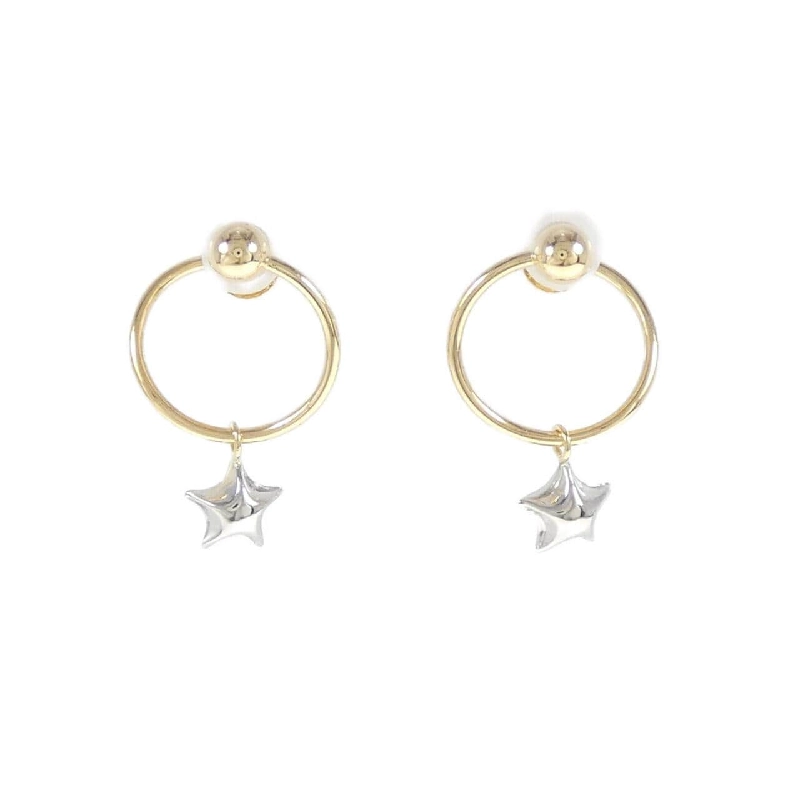 K18YG/PT Bông tai - Hàng hiệu Authentic 870624