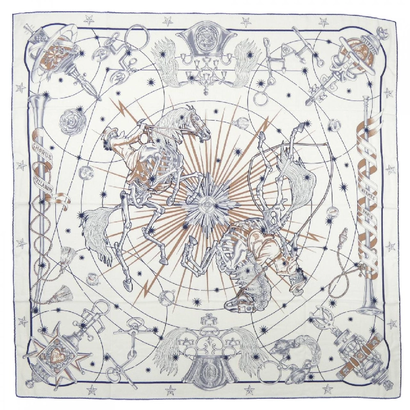 HERMES CHORUS STELLARUM H243912S Khăn choàng - Hàng hiệu Authentic 832807