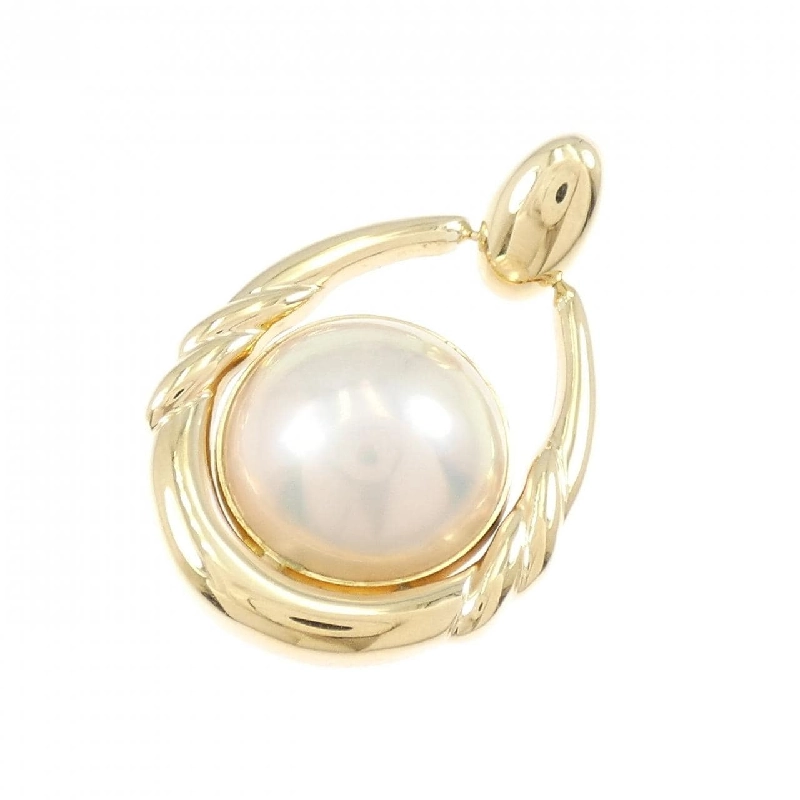 K18YG Mabe Pearl Pendant - Hàng hiệu Authentic 865824