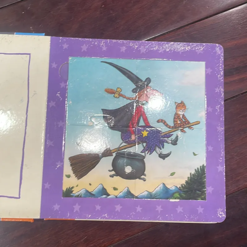 NGOẠI VĂN - sách tiếng anh trẻ em : Room on the Broom - Jigsaw Book - Julia Donaldson 1028090