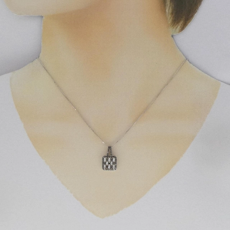 K18WG/K18BG Dây chuyền kim cương 0.45CT - Hàng hiệu Chính hãng 866290